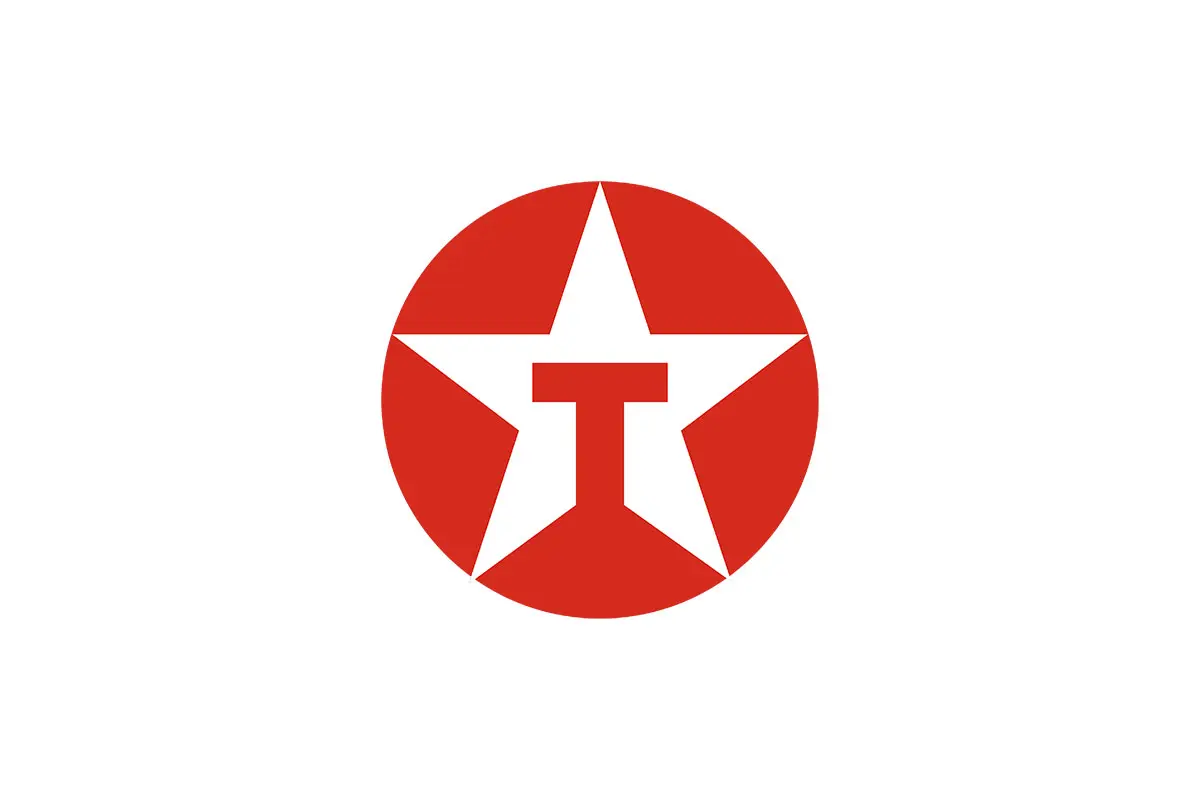 Texaco雪佛龙德士古汽油LOGO设计-星星logo设计