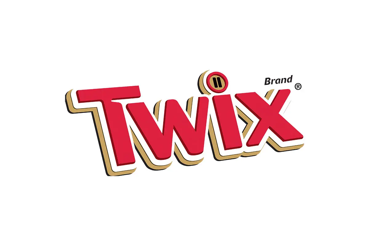 Twix玛氏公司旗下特威斯巧克力棒LOGO设计-巧克力logo设计