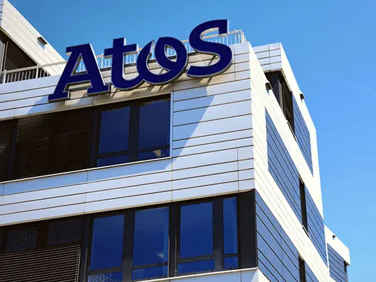 Atos Software法国软件公司标志设计含义及系统集成logo设计理念