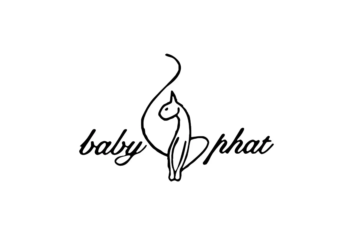 Baby Phat富贵猫logo设计-猫logo设计