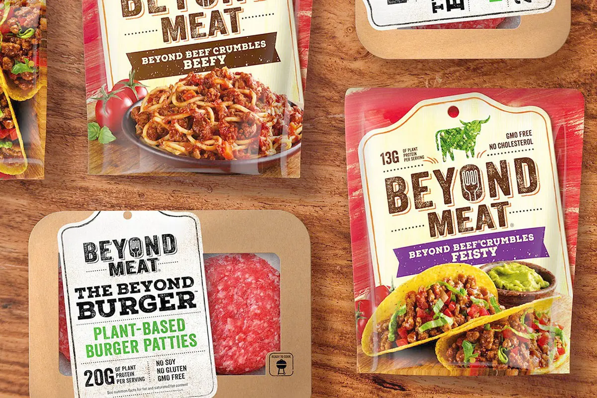 Beyond Meat美国植物肉/人造肉-公牛剪影logo设计