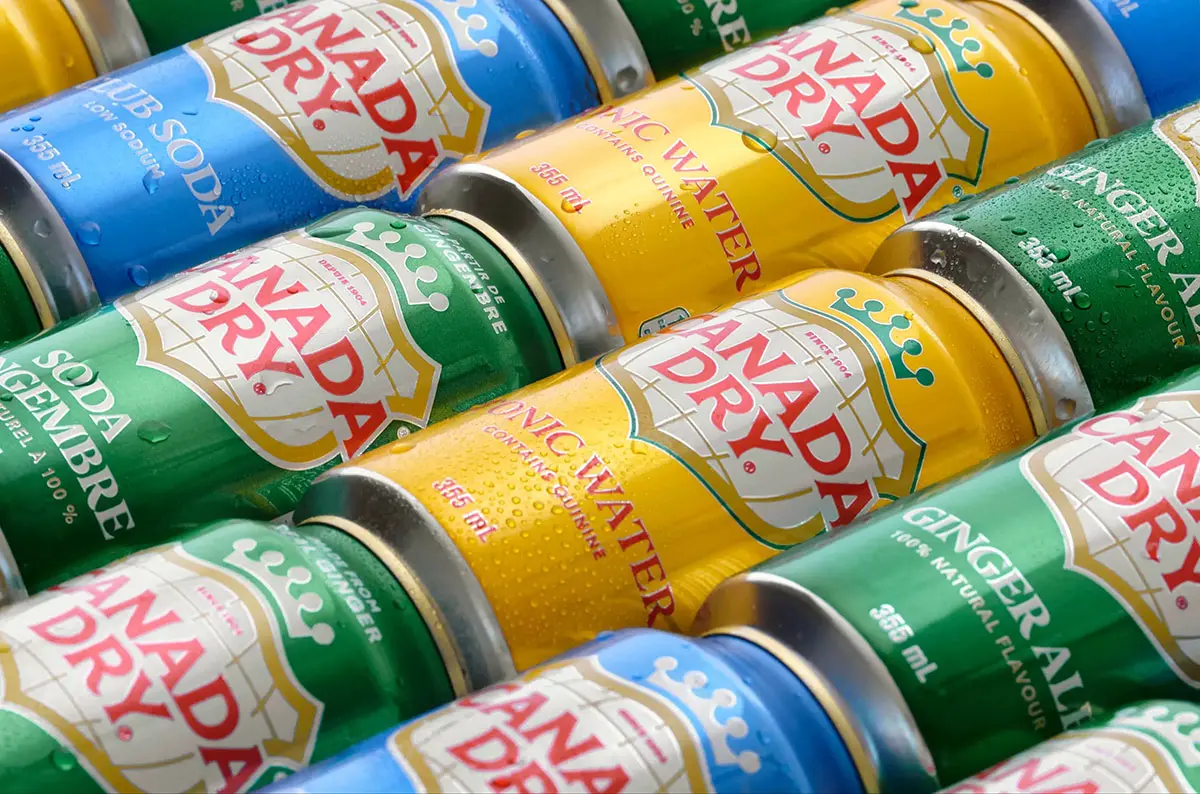 Canada Dry加拿大姜汁汽水-盾牌标志设计