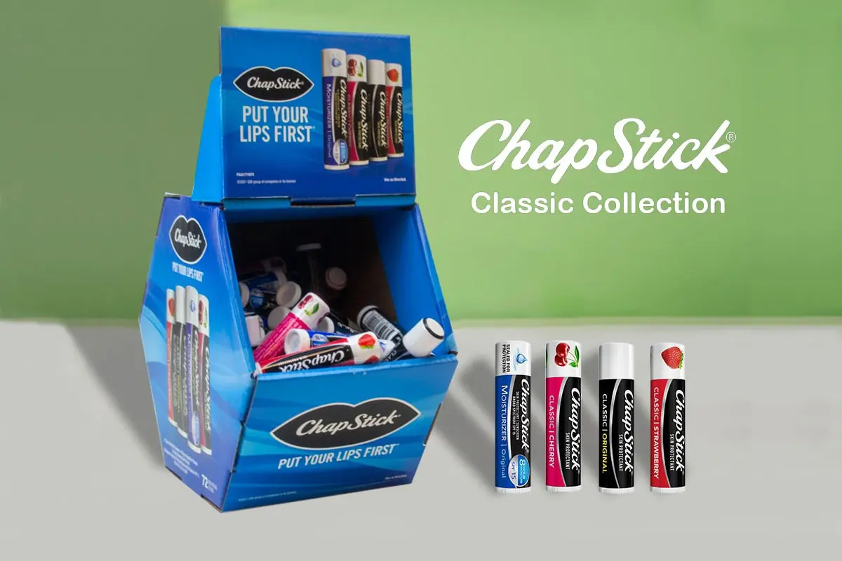 ChapStick美国润唇膏货架-唇部护理logo设计