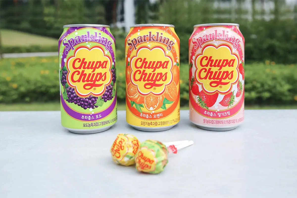 Chupa Chups西班牙珍宝珠棒棒糖-花朵logo设计