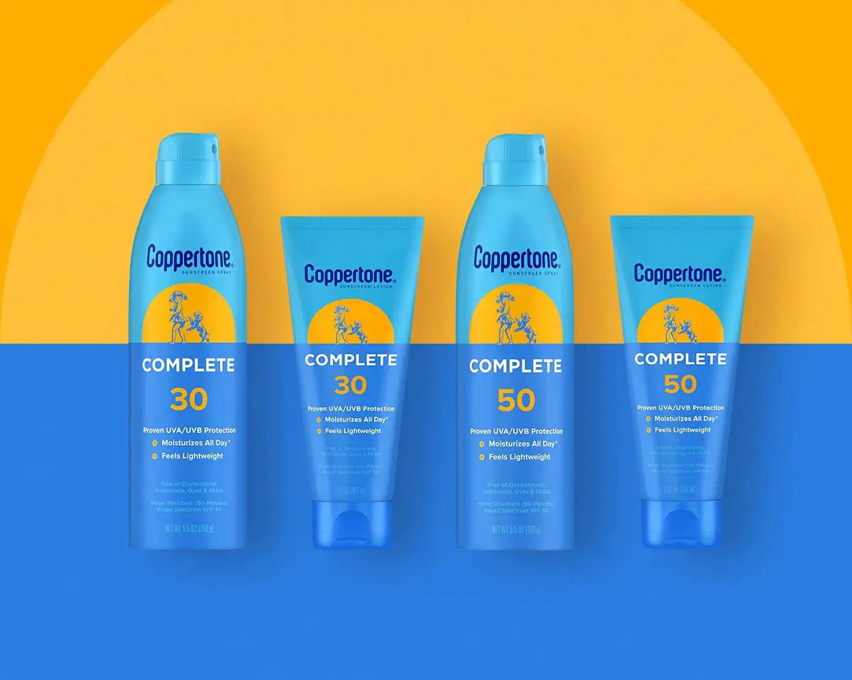 Coppertone美国水宝宝防晒霜乳-防晒霜logo设计