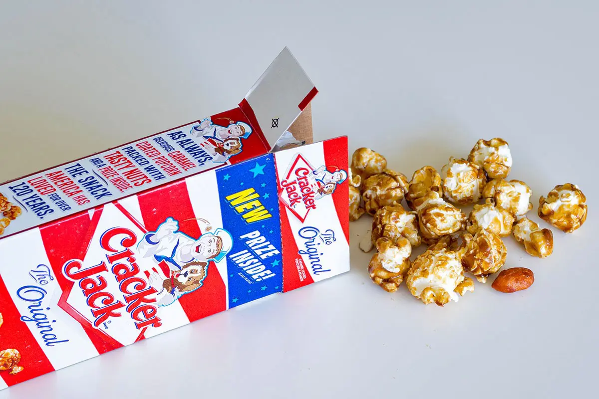 Cracker Jack百事焦糖爆米花-爆米花标志设计
