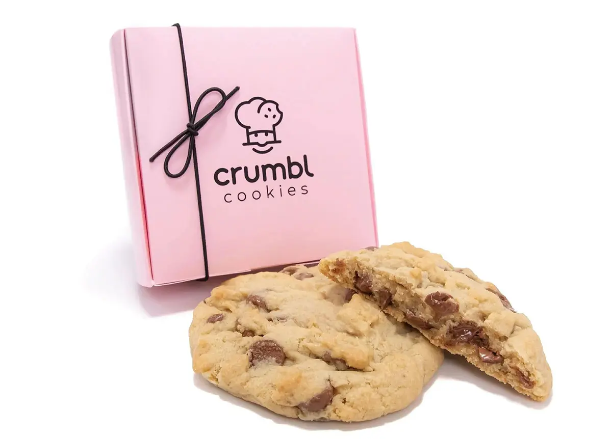 Crumbl Cookies美国面包店连锁-曲奇饼标志设计