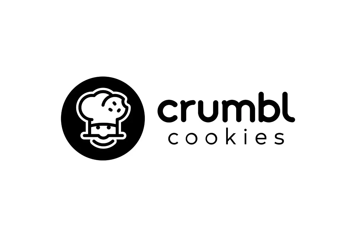 Crumbl Cookies美国面包店连锁logo设计-厨师帽logo设计