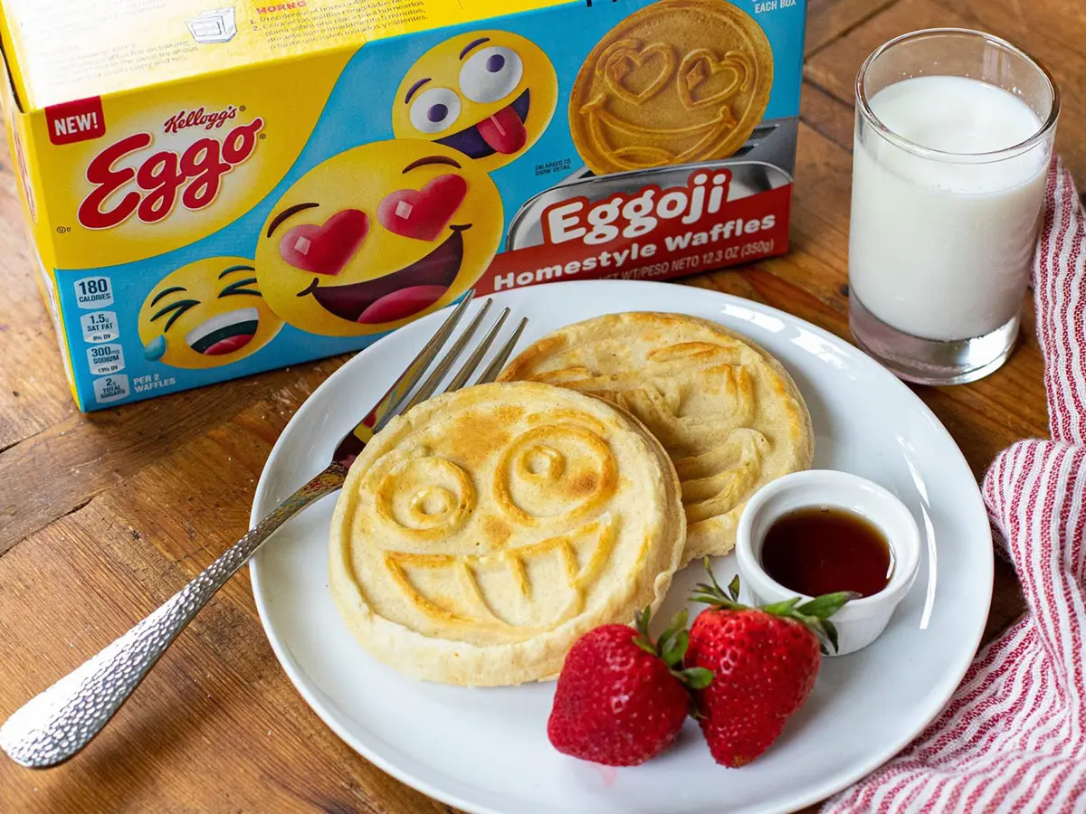 Kellogg's Eggo速冻华夫饼-早餐logo设计