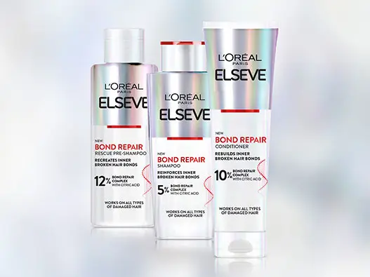 Elseve欧莱雅爱思芙洗发水logo设计含义及护发标志设计理念