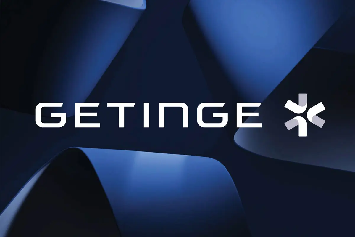 Getinge洁定反白logo