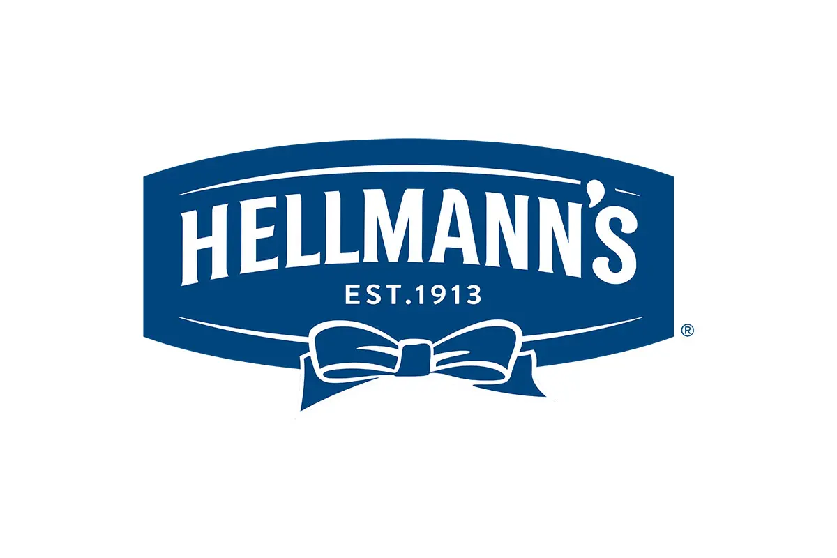 Hellmann's联合利华好乐门调味酱片logo设计-领结logo设计