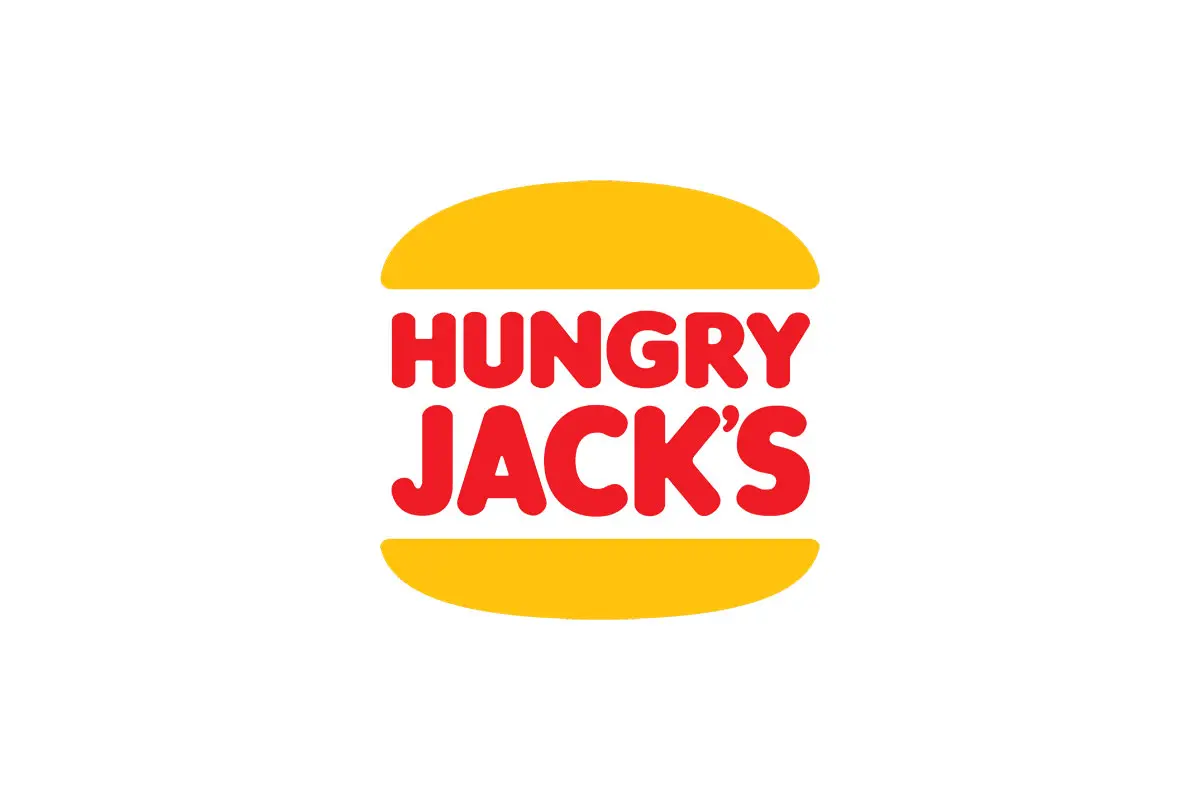 Hungry Jack's澳大利亚汉堡王快餐连锁logo设计-汉堡logo设计