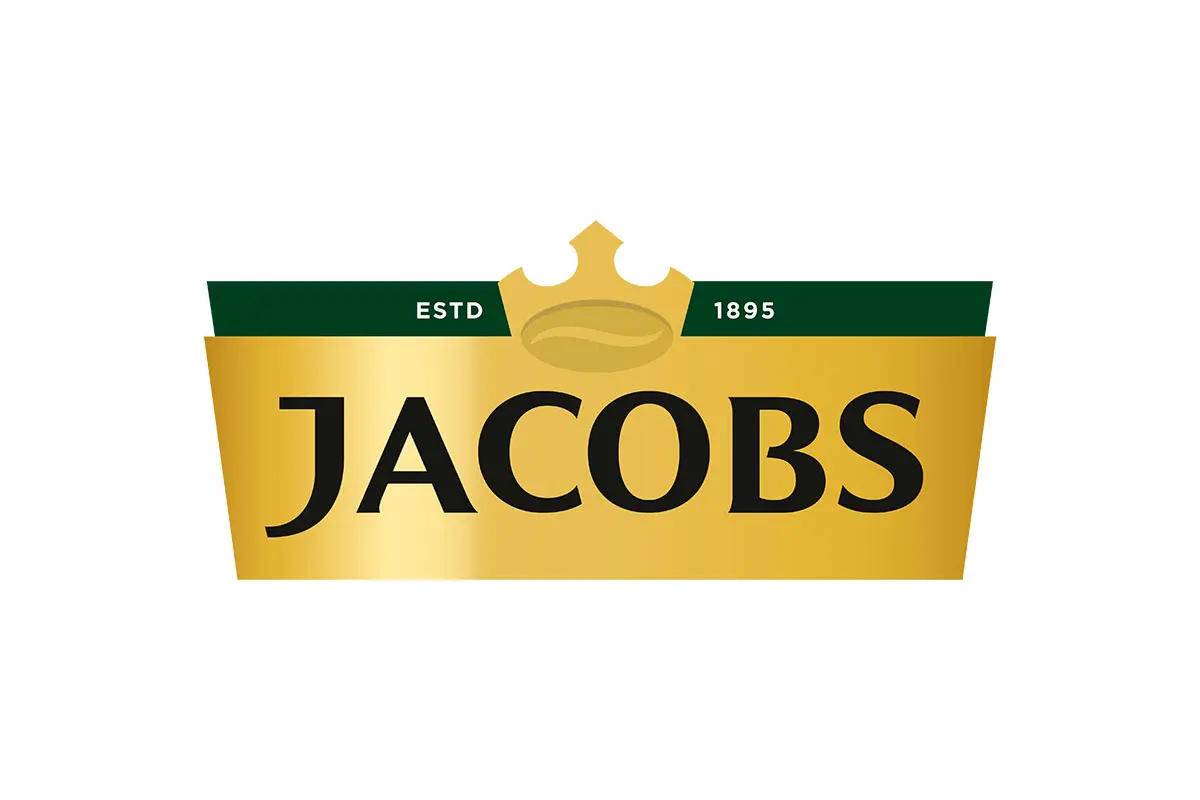 Jacobs德国咖啡供应商logo设计-咖啡豆logo设计