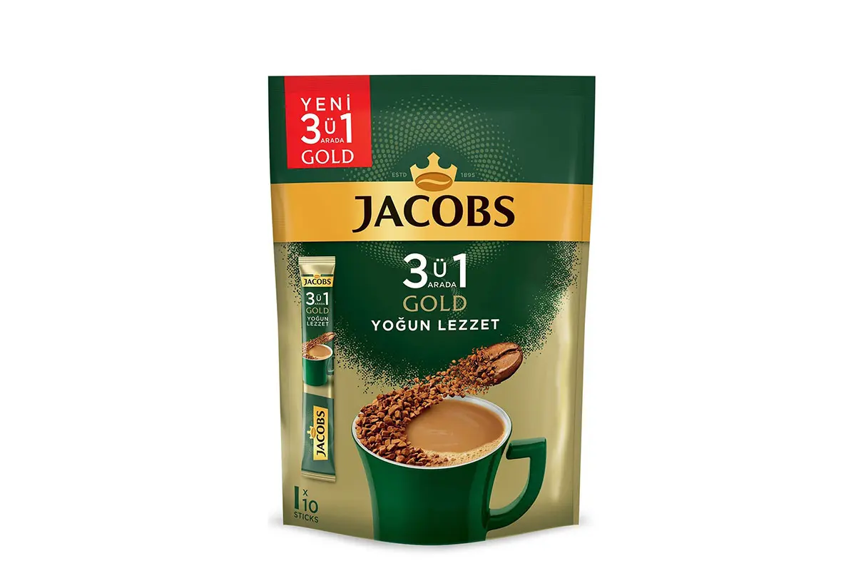 Jacobs德国咖啡供应商咖啡包装-皇冠咖啡豆标志设计