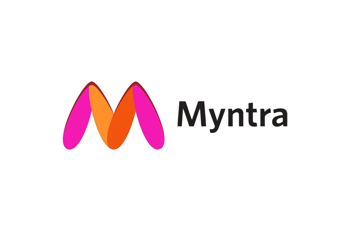 Myntra印度服装商店logo设计-几何图形logo设计