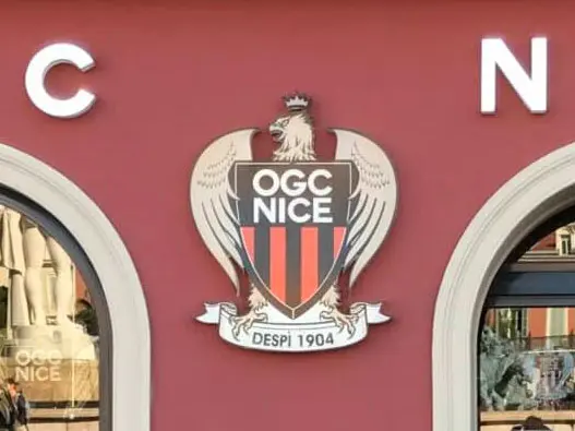 OGC Nice尼斯足球俱乐部标志设计含义及法甲logo设计理念