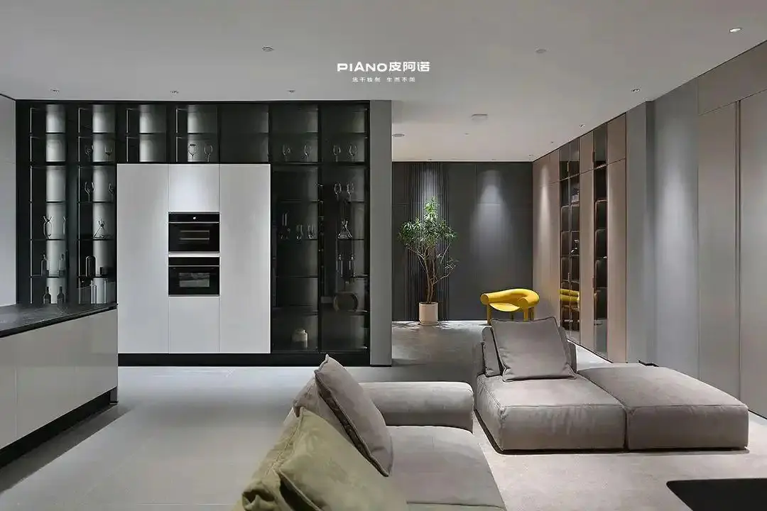 PIANO皮阿诺全屋定制-扁平化logo设计