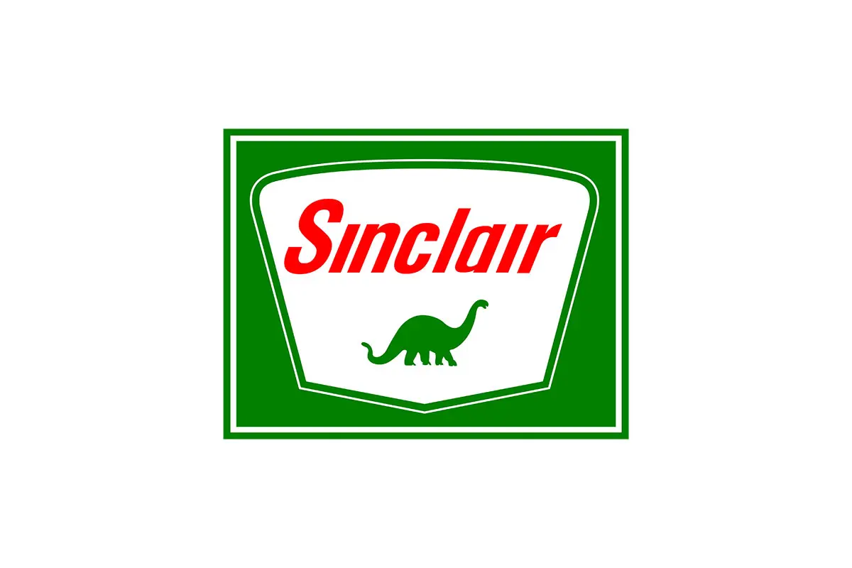 Sinclair Oil Corporation美国辛克莱石油logo设计-绿色恐龙logo设计