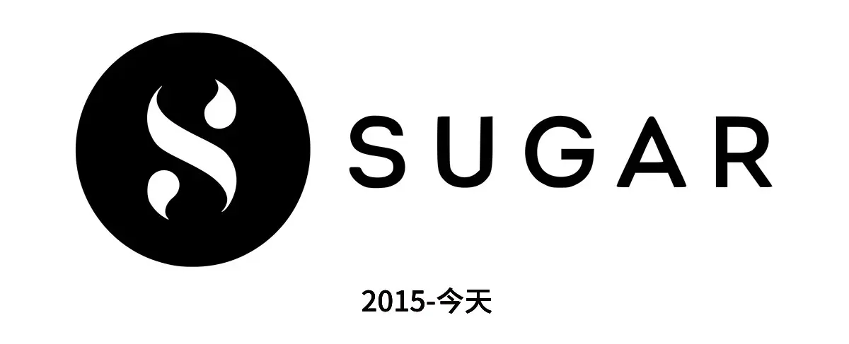 SUGAR Cosmetics印度在线护肤品零售商往年旧logo设计-护肤品标志设计