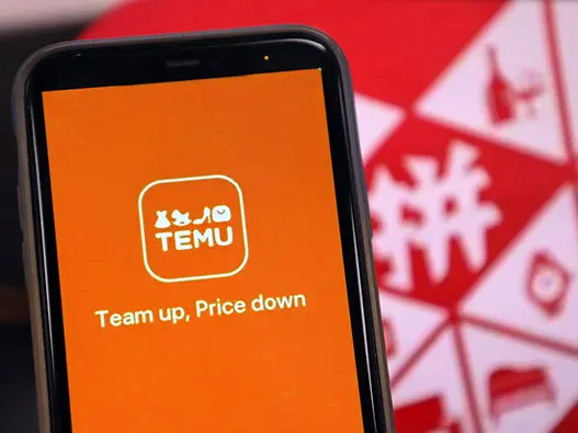 Temu拼多多跨境电商平台标志设计含义及电子商务logo设计理念