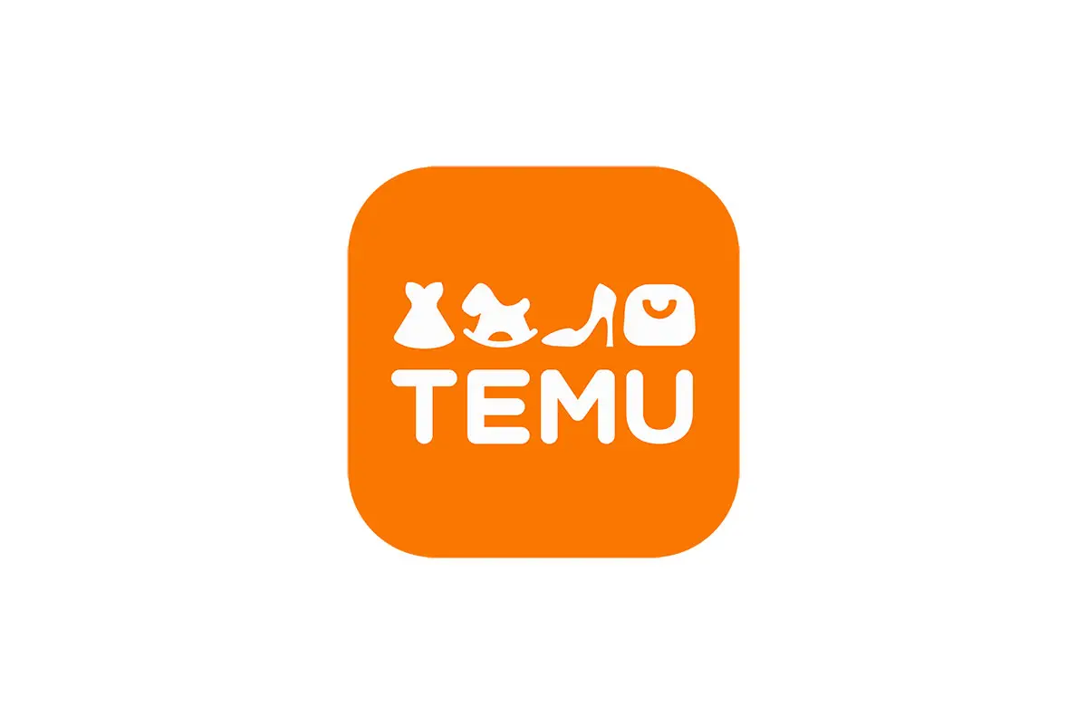 Temu拼多多跨境电商平台logo设计-方形圆角logo设计