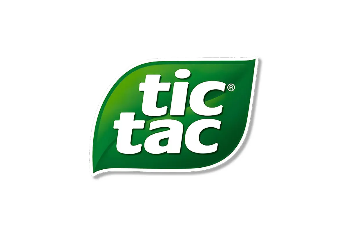 Tic Tac意大利薄荷糖果logo设计-绿叶logo设计
