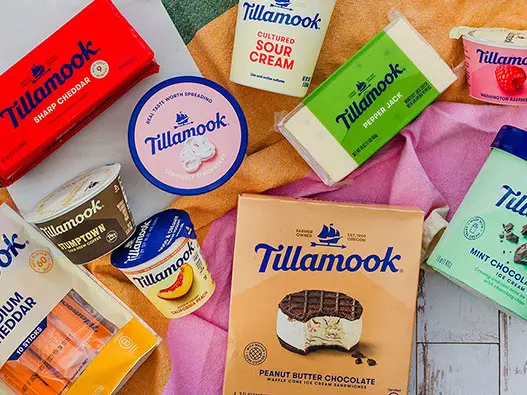 Tillamook美国冰淇淋logo设计含义及乳制品标志设计理念