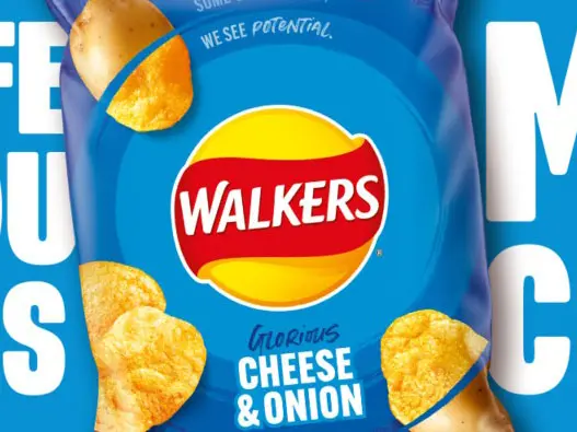 Walkers沃尔克斯英国乐事标志设计含义及薯片logo设计理念