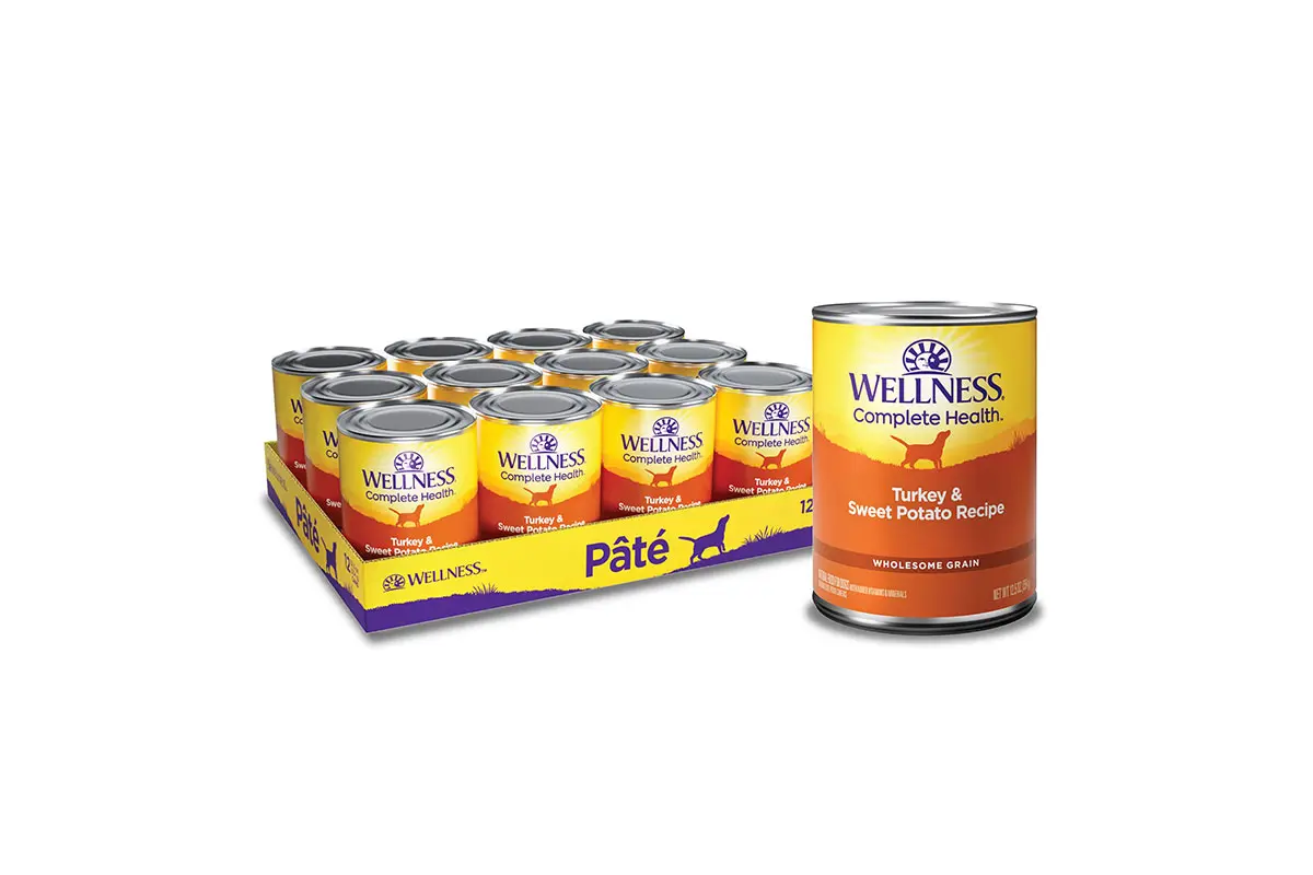 Wellness宠物健康食品-紫色标志设计公司