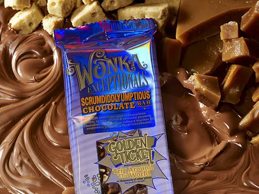 Wonka Chocolate旺卡巧克力logo设计含义及糖果标志设计理念