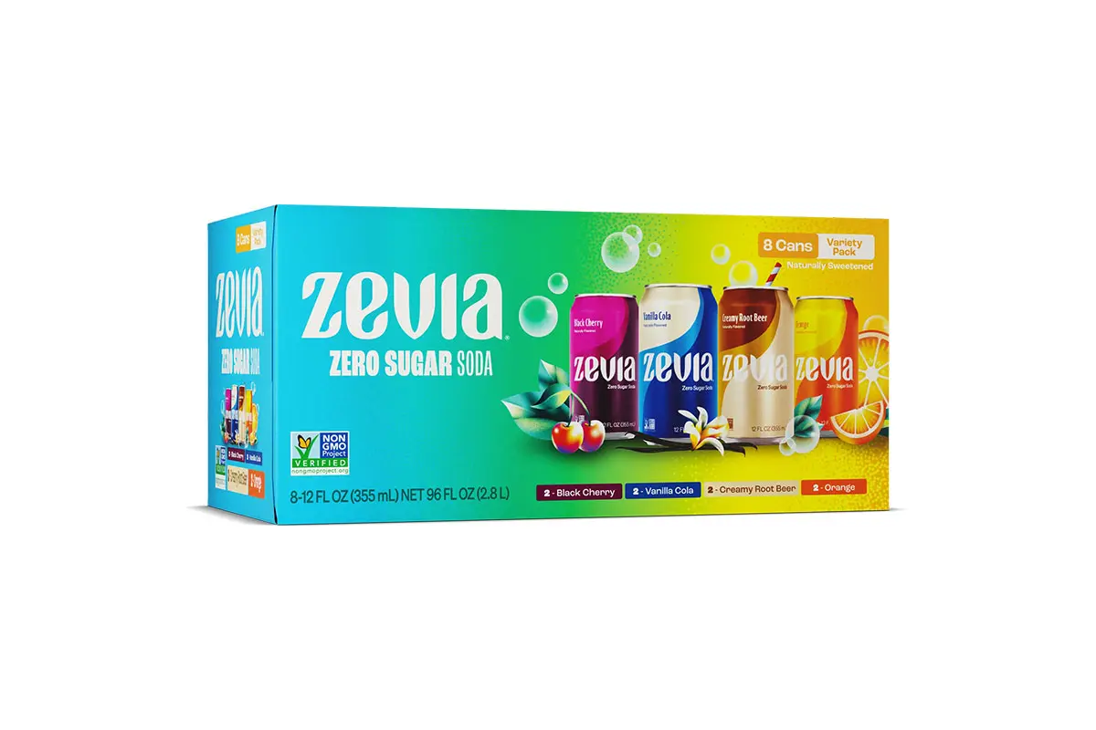 Zevia美国零卡路里饮料-心形标志设计