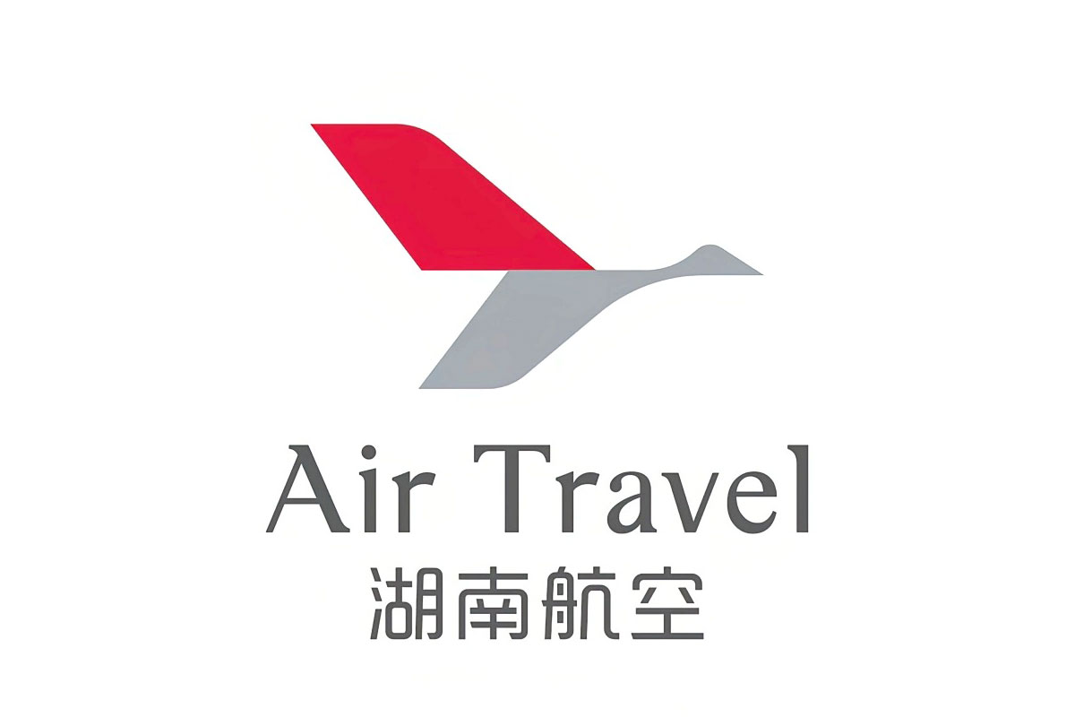 湖南航空logo设计-候鸟logo设计