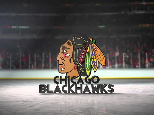 Chicago Blackhawks芝加哥黑鹰队曲棍球俱乐部标志设计含义及冰球运动logo设计理念
