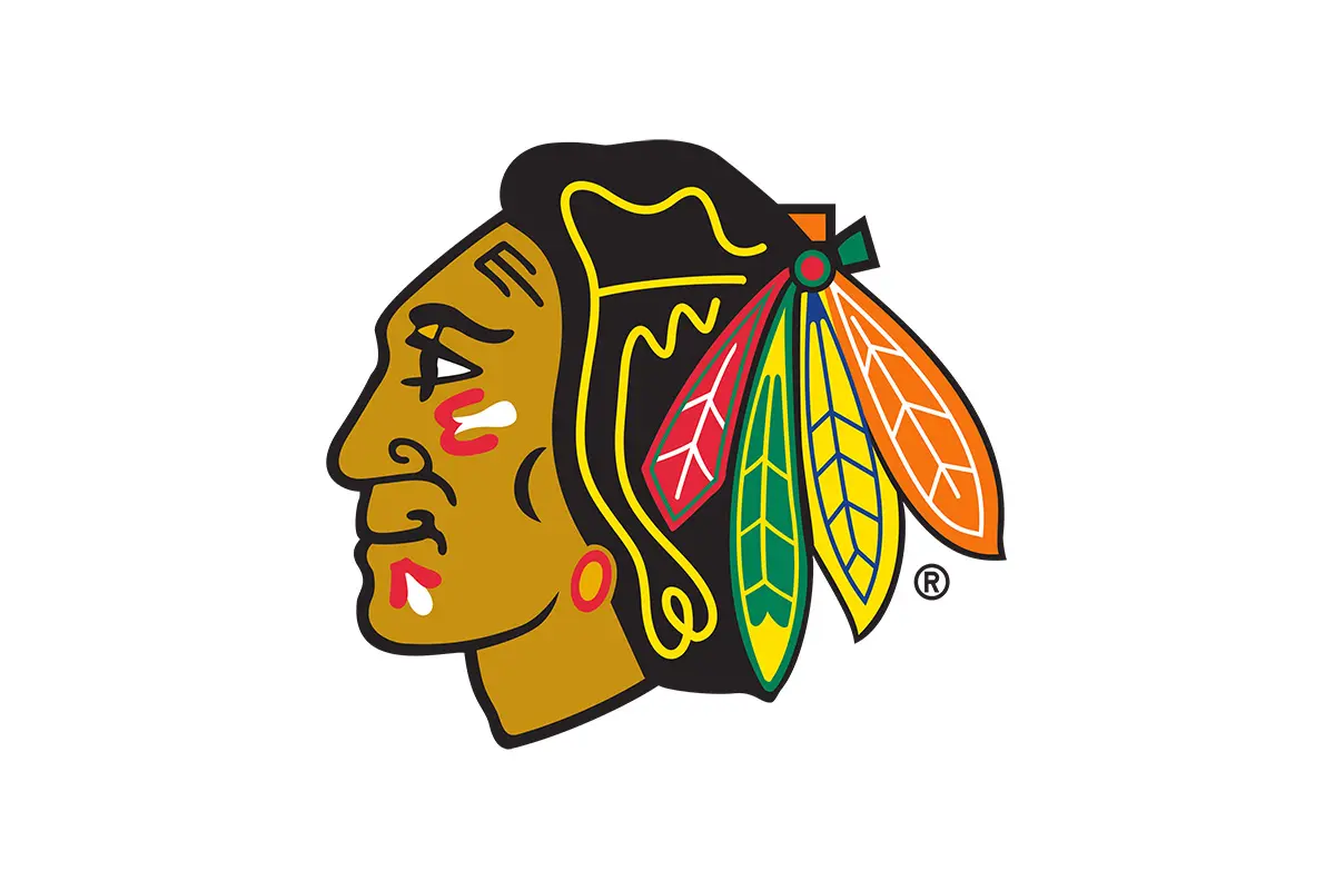 Chicago Blackhawks标志设计图片-曲棍球logo设计公司