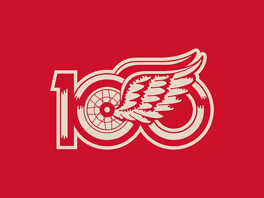 Detroit Red Wings底特律红翼队标志设计含义及冰球队logo设计理念