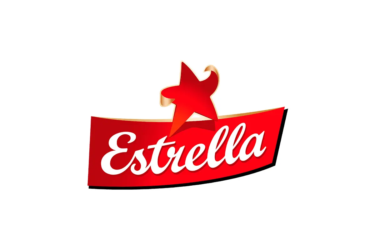 Estrella chips明星运算符薯片logo设计-星星logo设计公司