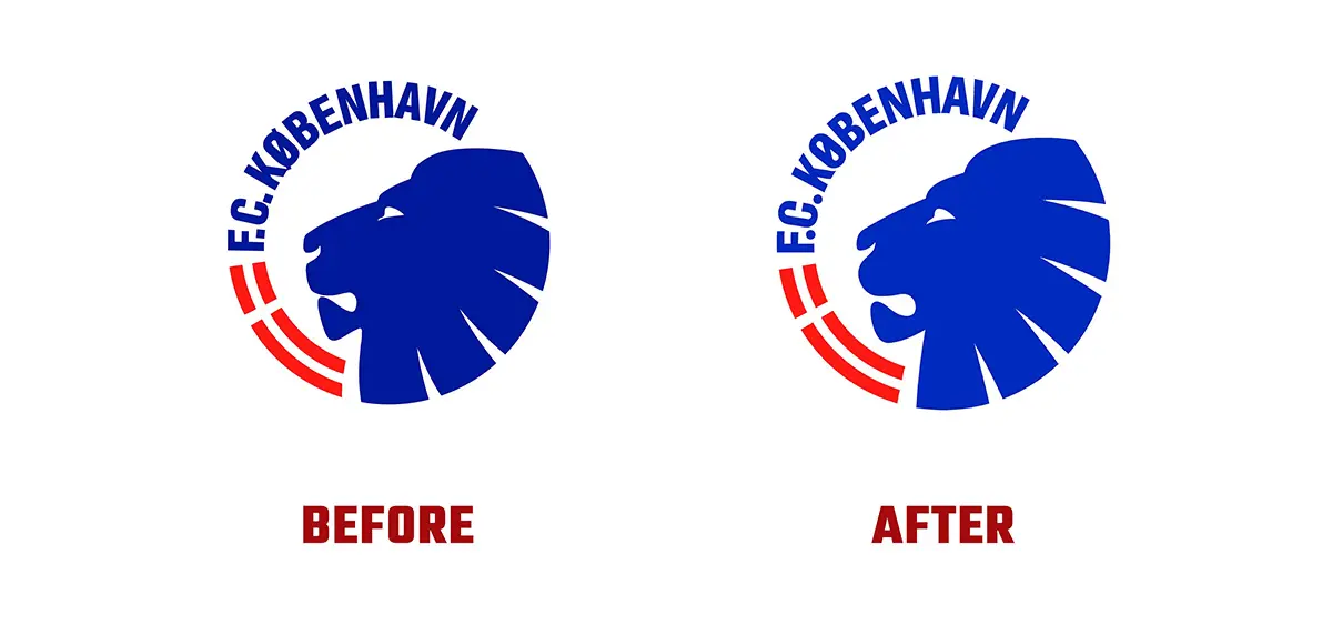 哥本哈根足球俱乐部旧logo设计图片-哥本哈根logo设计公司