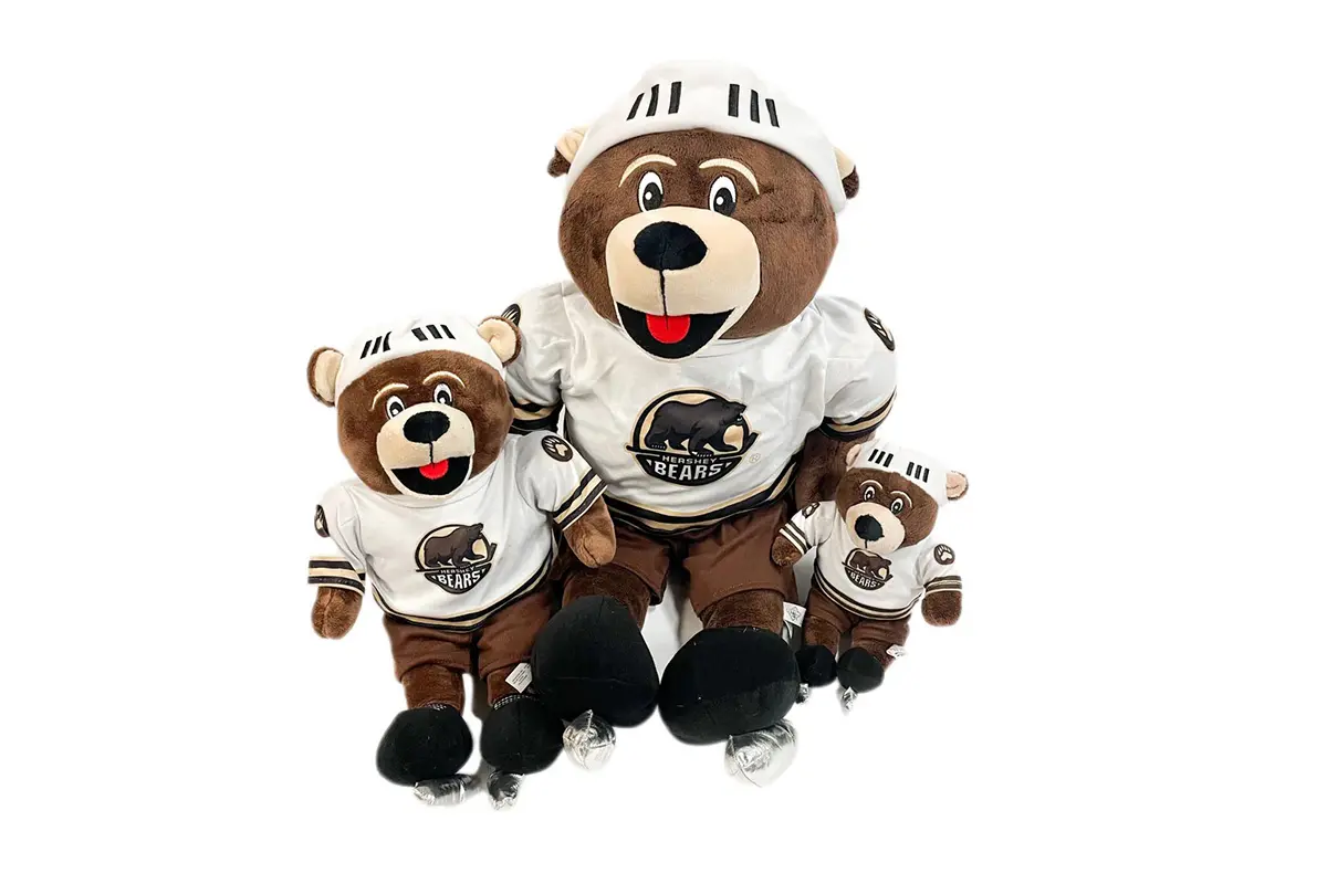 Hershey Bears好时熊冰球俱乐部吉祥物-冰球logo设计公司