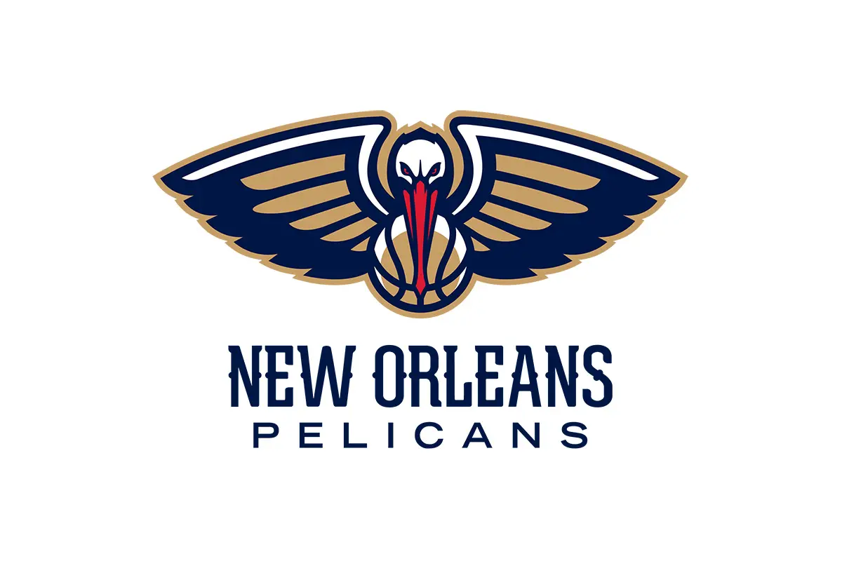 新奥尔良鹈鹕队标志设计图片-NBA球队logo设计公司