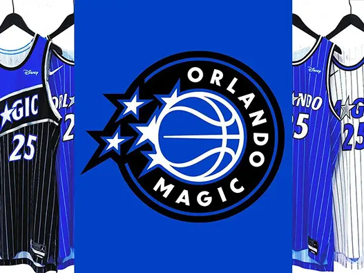 Orlando Magic奥兰多魔术队标志设计含义及篮球队logo设计理念