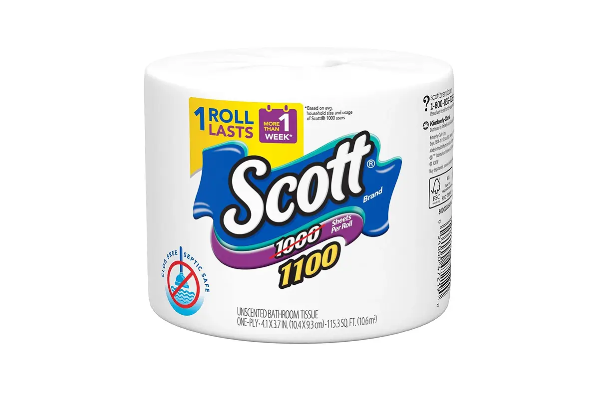 SCOTT PAPER斯科特卷纸包装设计-纸衣服标志设计