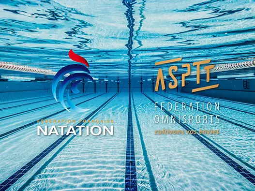 法国游泳联合会French Swimming Federation标志设计含义及logo设计理念