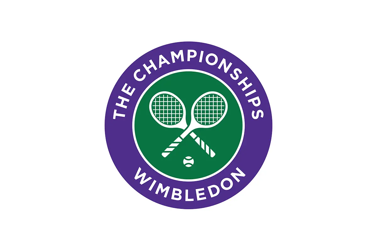 Wimbledon Championships温布尔登网球锦标赛标志设计-球拍logo设计