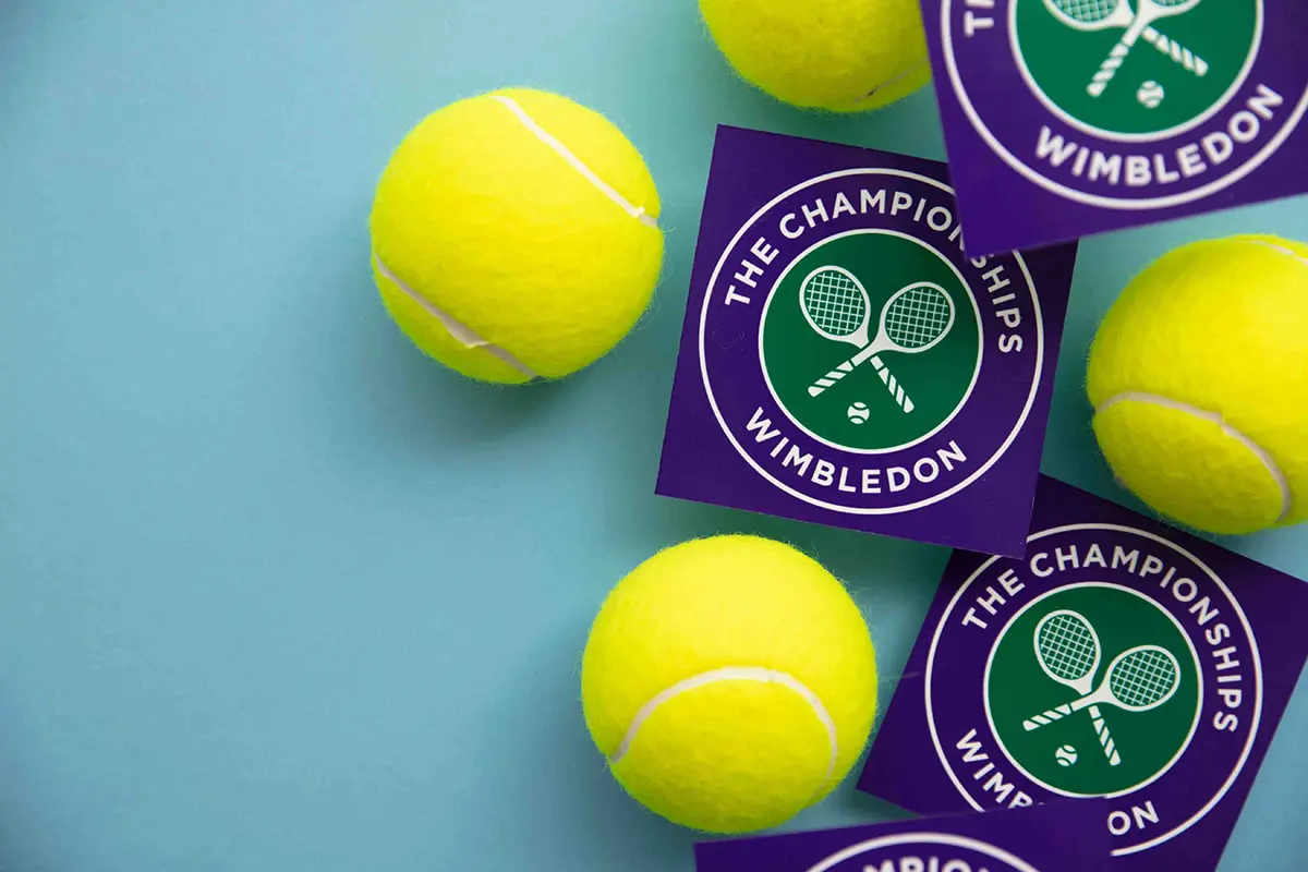 Wimbledon Championships温布尔登网球锦标赛网球-圆形标志设计