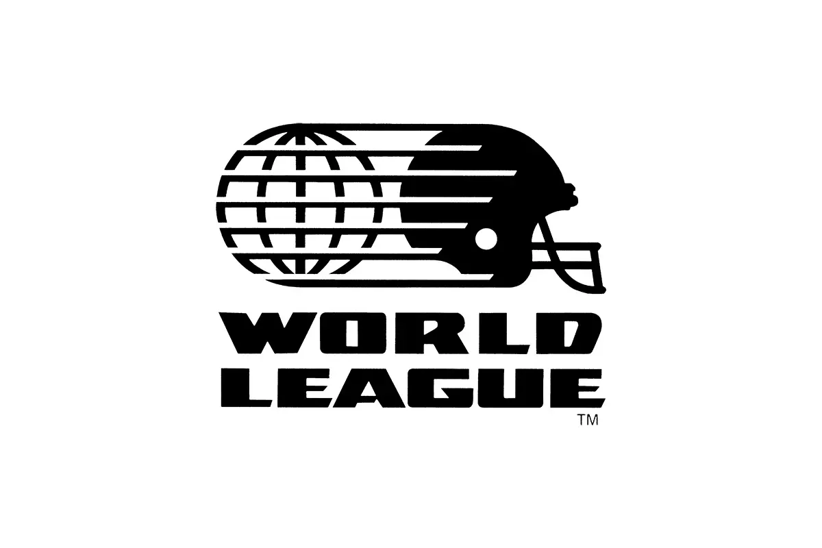 World League of American Football世界美式橄榄球联盟标志设计图片-头盔logo设计公司