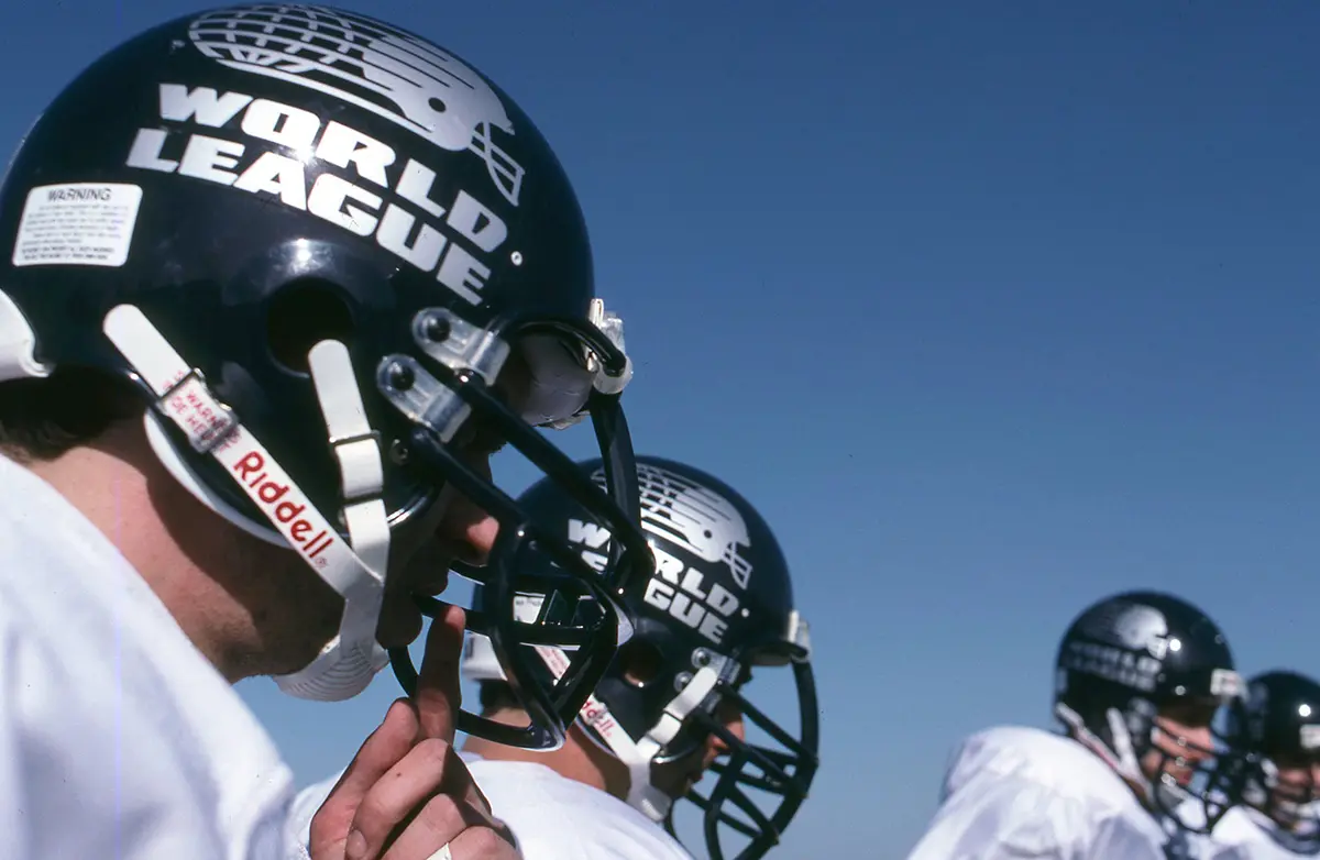 World League of American Football世界美式橄榄球联盟-橄榄球队标志设计公司